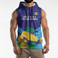 Saint Vincent Land So Beautiful Sleeveless Zip Hoodie Tropical Vibes - Wonder Print Shop