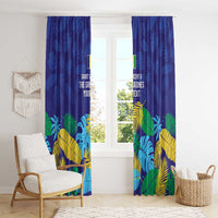 Saint Vincent Land So Beautiful Window Curtain Tropical Vibes - Wonder Print Shop