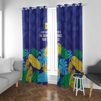 Saint Vincent Land So Beautiful Window Curtain Tropical Vibes - Wonder Print Shop
