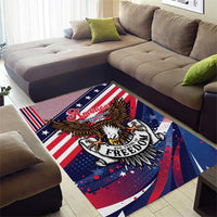 250 Years Of Service Area Rug Semiquincentennial USA Patriotic 4th Of July - Wonder Print Shop