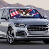 250 Years Of Service Auto Sun Shade Semiquincentennial USA Patriotic 4th Of July - Wonder Print Shop