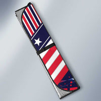 250 Years Of Service Auto Sun Shade Semiquincentennial USA Patriotic 4th Of July - Wonder Print Shop