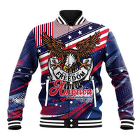 250 Years Of Service Baseball Jacket Semiquincentennial USA Patriotic 4th Of July - Wonder Print Shop