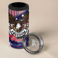 250 Years Of Service 4 in 1 Can Cooler Tumbler Semiquincentennial USA Patriotic 4th Of July - Wonder Print Shop
