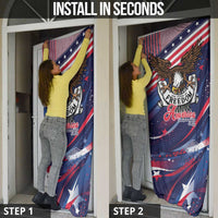 250 Years Of Service Door Cover Semiquincentennial USA Patriotic 4th Of July - Wonder Print Shop