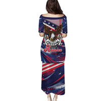 250 Years Of Service Family Matching Puletasi and Hawaiian Shirt Semiquincentennial USA Patriotic 4th Of July - Wonder Print Shop