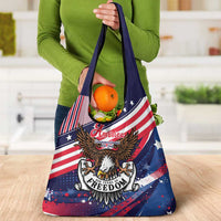 250 Years Of Service Grocery Bag Semiquincentennial USA Patriotic 4th Of July - Wonder Print Shop