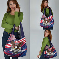 250 Years Of Service Grocery Bag Semiquincentennial USA Patriotic 4th Of July - Wonder Print Shop