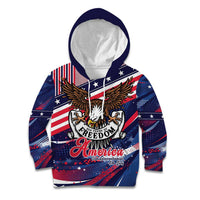 250 Years Of Service Kid Hoodie Semiquincentennial USA Patriotic 4th Of July - Wonder Print Shop