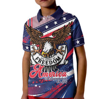 250 Years Of Service Kid Polo Shirt Semiquincentennial USA Patriotic 4th Of July - Wonder Print Shop