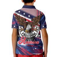 250 Years Of Service Kid Polo Shirt Semiquincentennial USA Patriotic 4th Of July - Wonder Print Shop