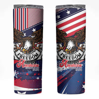 250 Years Of Service Skinny Tumbler Semiquincentennial USA Patriotic 4th Of July - Wonder Print Shop