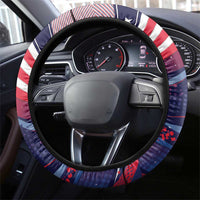 250 Years Of Service Steering Wheel Cover Semiquincentennial USA Patriotic 4th Of July - Wonder Print Shop
