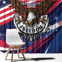 250 Years Of Service Window Curtain Semiquincentennial USA Patriotic 4th Of July - Wonder Print Shop