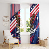 250 Years Of Service Window Curtain Semiquincentennial USA Patriotic 4th Of July - Wonder Print Shop
