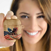 America 250th Anniversary AirPods Case Eagle Us Flag July 4Th - Wonder Print Shop