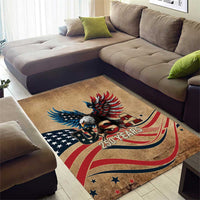 America 250th Anniversary Area Rug Eagle Us Flag July 4Th - Wonder Print Shop
