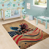America 250th Anniversary Area Rug Eagle Us Flag July 4Th - Wonder Print Shop