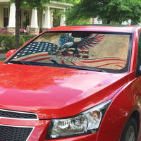 America 250th Anniversary Auto Sun Shade Eagle Us Flag July 4Th - Wonder Print Shop