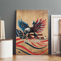 America 250th Anniversary Canvas Wall Art Eagle Us Flag July 4Th - Wonder Print Shop