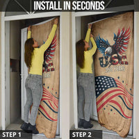 America 250th Anniversary Door Cover Eagle Us Flag July 4Th - Wonder Print Shop