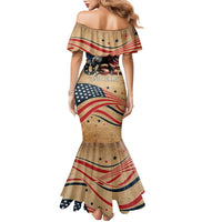 America 250th Anniversary Family Matching Mermaid Dress and Hawaiian Shirt Eagle Us Flag July 4Th - Wonder Print Shop