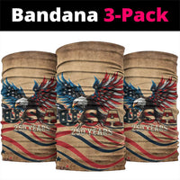 America 250th Anniversary Neck Gaiter Eagle Us Flag July 4Th - Wonder Print Shop
