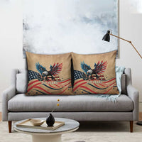America 250th Anniversary Pillow Cover Eagle Us Flag July 4Th - Wonder Print Shop