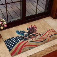 America 250th Anniversary Rubber Doormat Eagle Us Flag July 4Th - Wonder Print Shop