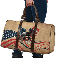 America 250th Anniversary Travel Bag Eagle Us Flag July 4Th - Wonder Print Shop
