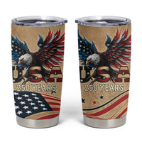 America 250th Anniversary Tumbler Cup Eagle Us Flag July 4Th - Wonder Print Shop