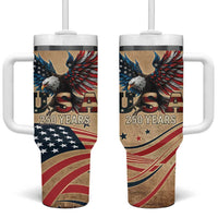 America 250th Anniversary Tumbler With Handle Eagle Us Flag July 4Th - Wonder Print Shop