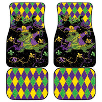 Mardi Gras Alligator Car Mats Mardigator On Tuesdays We Wear Beads - Wonder Print Shop