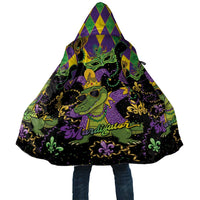 Mardi Gras Alligator Cloak Mardigator On Tuesdays We Wear Beads - Wonder Print Shop