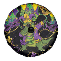 Mardi Gras Alligator Spare Tire Cover Mardigator On Tuesdays We Wear Beads - Wonder Print Shop