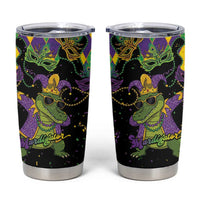 Mardi Gras Alligator Tumbler Cup Mardigator On Tuesdays We Wear Beads - Wonder Print Shop