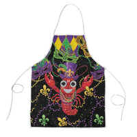 Mardi Gras Crawfish Apron On Tuesdays We Wear Beads - Wonder Print Shop