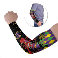 Mardi Gras Crawfish Arm Sleeves On Tuesdays We Wear Beads - Wonder Print Shop