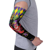 Mardi Gras Crawfish Arm Sleeves On Tuesdays We Wear Beads - Wonder Print Shop