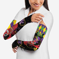 Mardi Gras Crawfish Arm Sleeves On Tuesdays We Wear Beads - Wonder Print Shop
