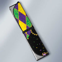 Mardi Gras Crawfish Auto Sun Shade On Tuesdays We Wear Beads - Wonder Print Shop