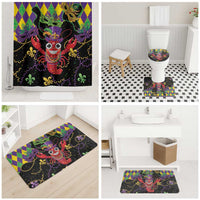 Mardi Gras Crawfish Bathroom Set On Tuesdays We Wear Beads - Wonder Print Shop