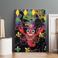 Mardi Gras Crawfish Canvas Wall Art On Tuesdays We Wear Beads - Wonder Print Shop