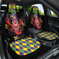 Mardi Gras Crawfish Car Seat Cover On Tuesdays We Wear Beads - Wonder Print Shop
