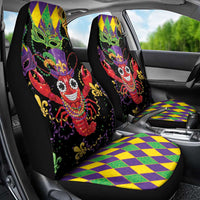 Mardi Gras Crawfish Car Seat Cover On Tuesdays We Wear Beads - Wonder Print Shop