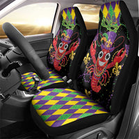 Mardi Gras Crawfish Car Seat Cover On Tuesdays We Wear Beads - Wonder Print Shop