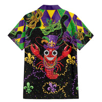 Mardi Gras Crawfish Family Matching Mermaid Dress and Hawaiian Shirt On Tuesdays We Wear Beads - Wonder Print Shop