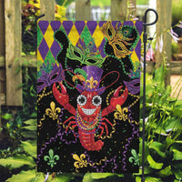 Mardi Gras Crawfish Garden Flag On Tuesdays We Wear Beads - Wonder Print Shop