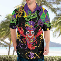 Mardi Gras Crawfish Hawaiian Shirt On Tuesdays We Wear Beads - Wonder Print Shop