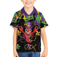 Mardi Gras Crawfish Hawaiian Shirt On Tuesdays We Wear Beads - Wonder Print Shop